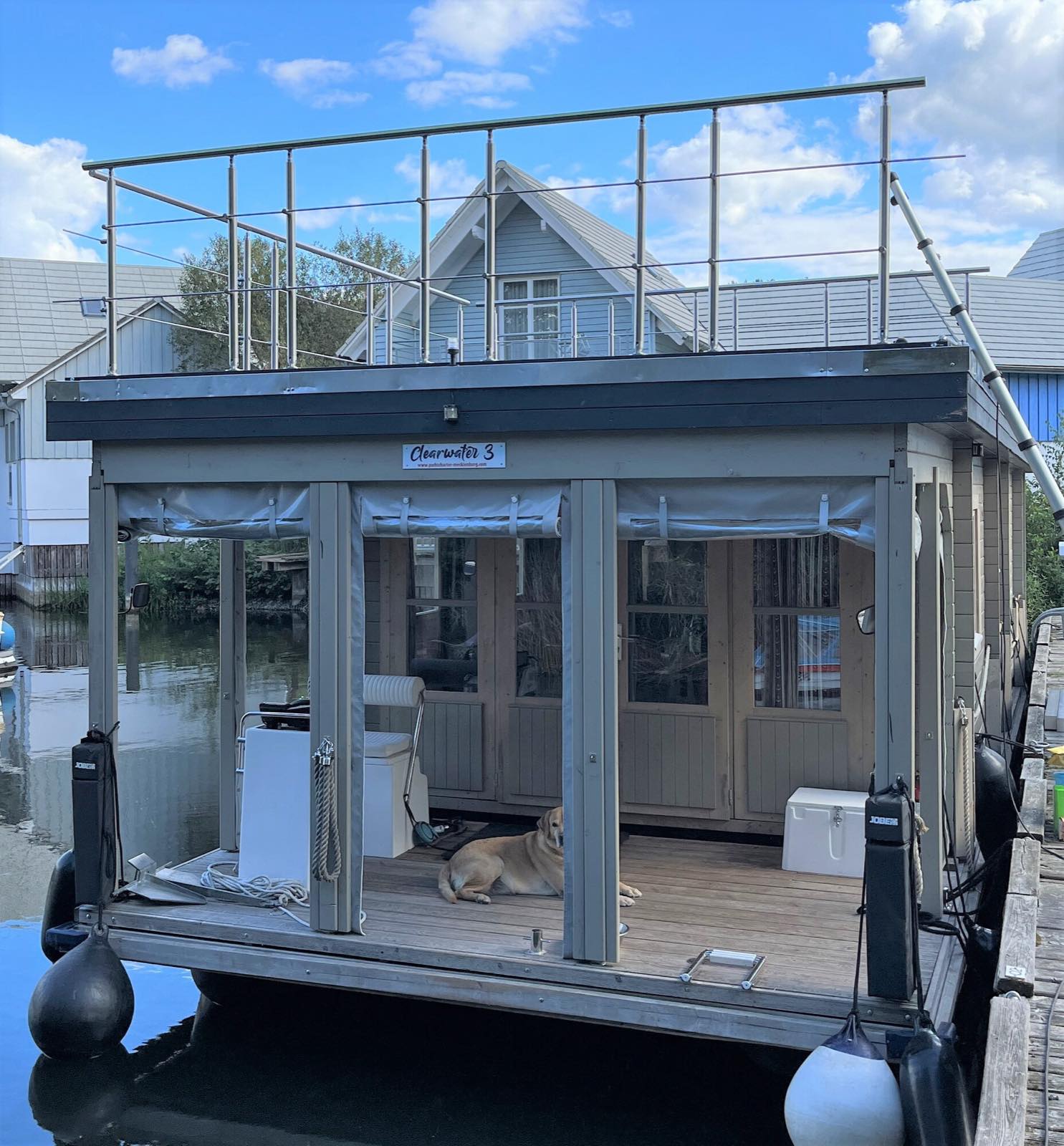 Hausboot CW 2 – an Bord