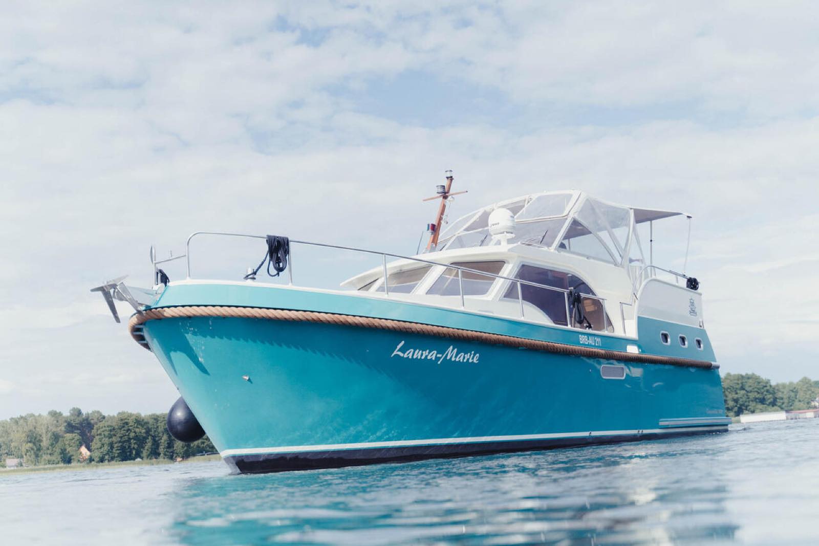 Hausboot Laura-Marie – an Bord