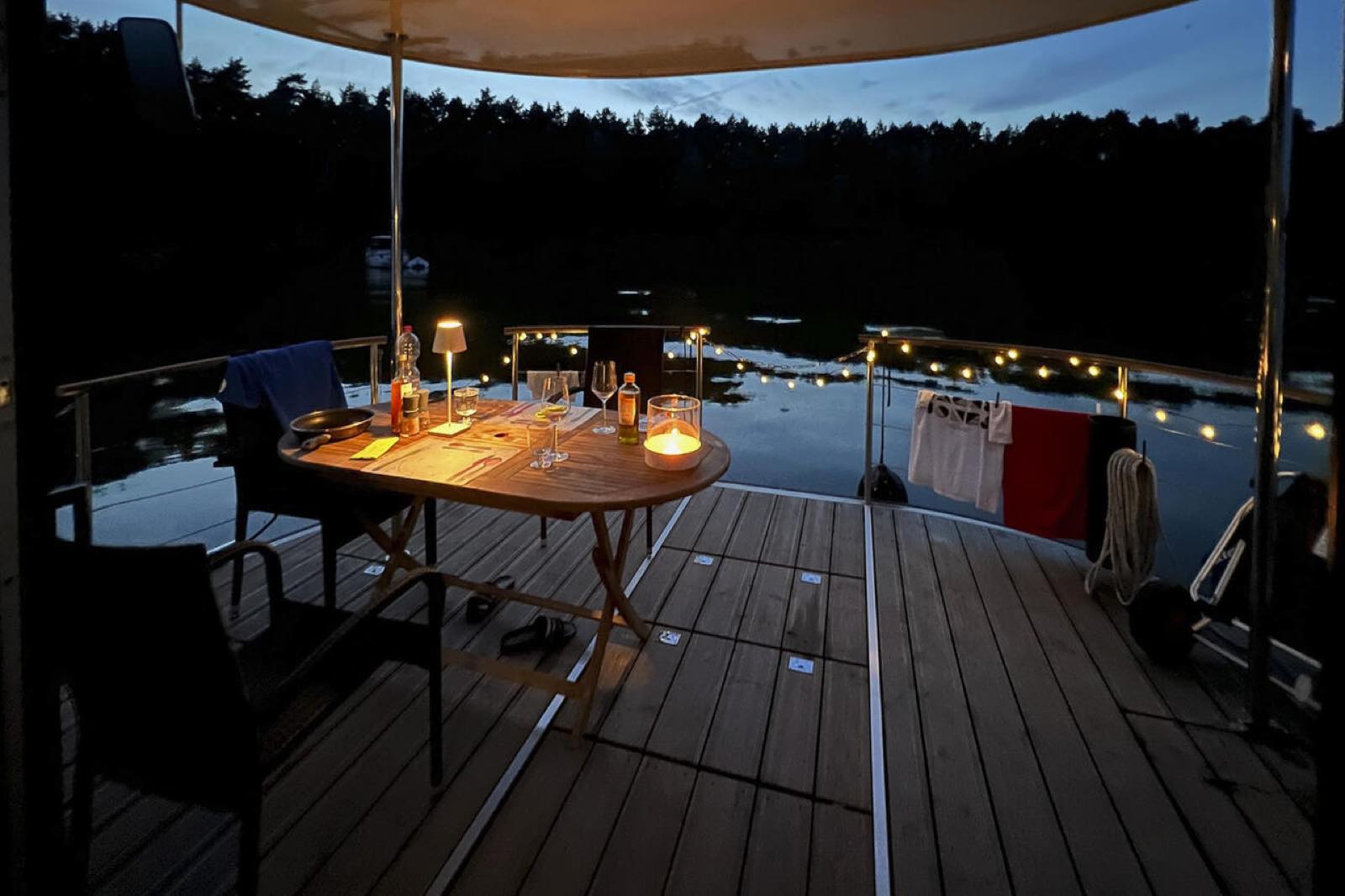 Hausboot spreeperle – an Bord