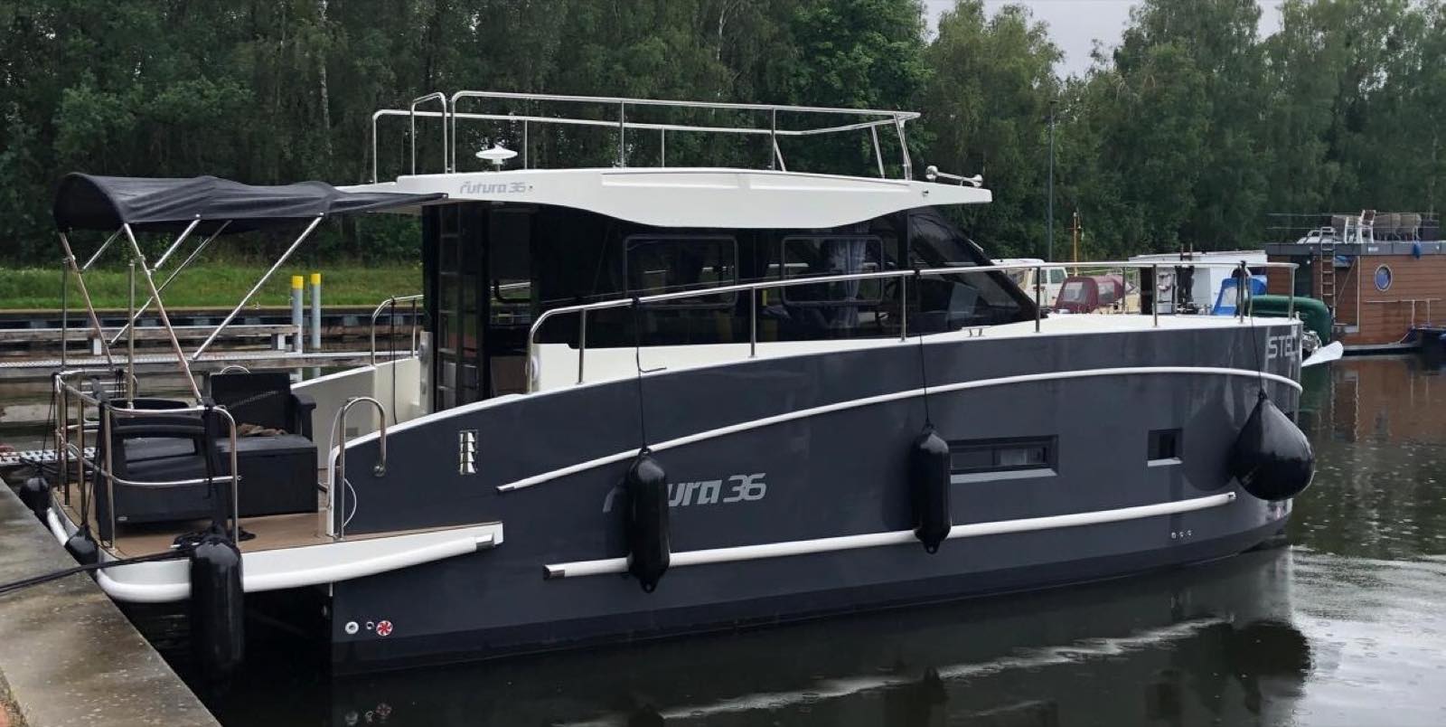 Salon einer Motoryacht