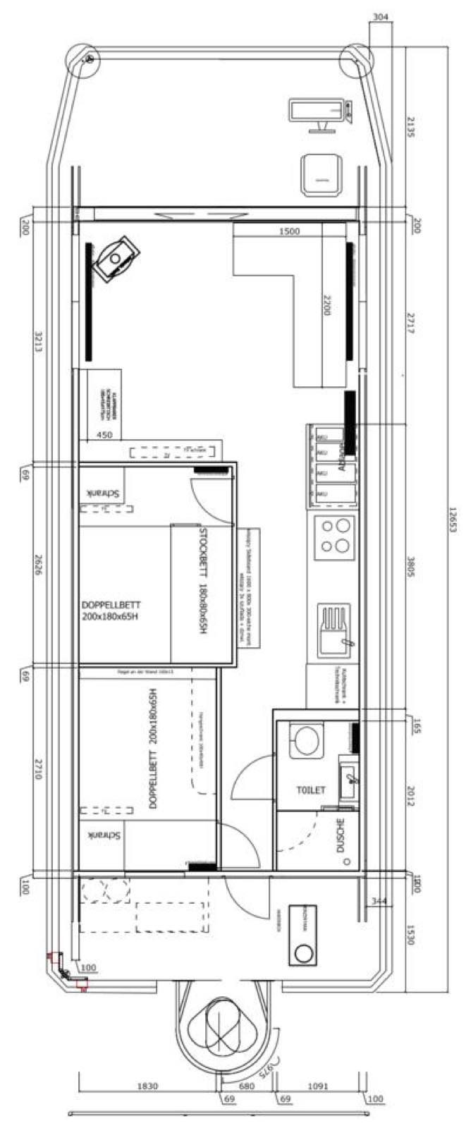 Hausboot Dawn – an Bord