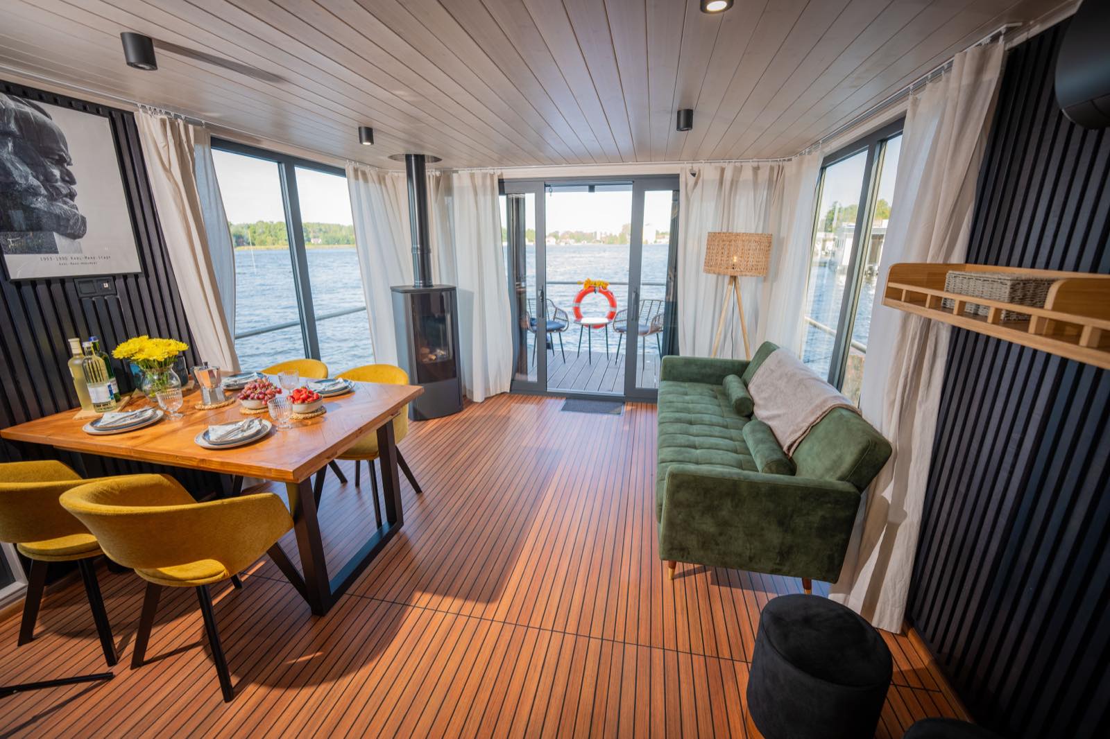 Hausboot Emsel – Außenansicht